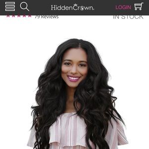 Hidden crown daydream hair extension deepest brown